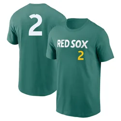 Alex Bregman Boston Red Sox Men's Green 2025 City Connect Fuse Name & Number T-Shirt