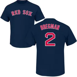 Alex Bregman Boston Red Sox Youth Navy Roster Name & Number T-Shirt -