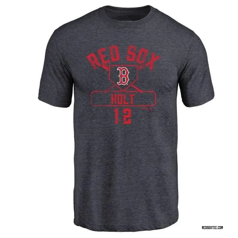 Brock Holt Boston Red Sox Youth Navy Branded Base Runner Tri Blend