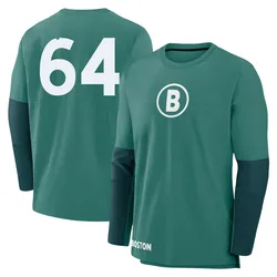 Cooper Criswell Boston Red Sox Youth Green 2025 City Connect Collection Performance Game Day Long Sleeve Name & Number T-Shirt