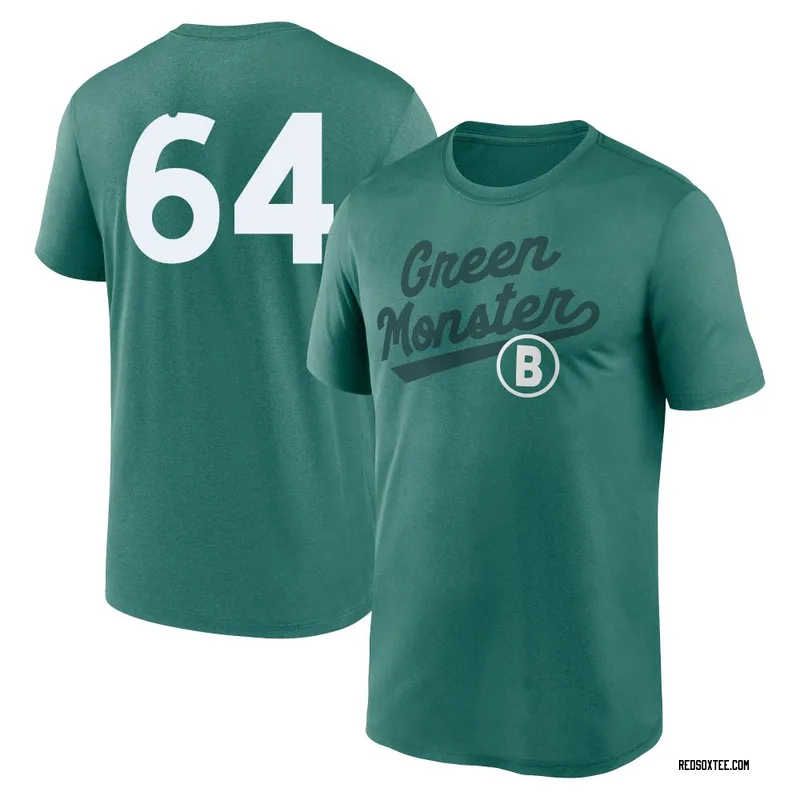Cooper Criswell Boston Red Sox Youth Green 2025 City Connect Team Phrase Script Performance Name & Number T-Shirt