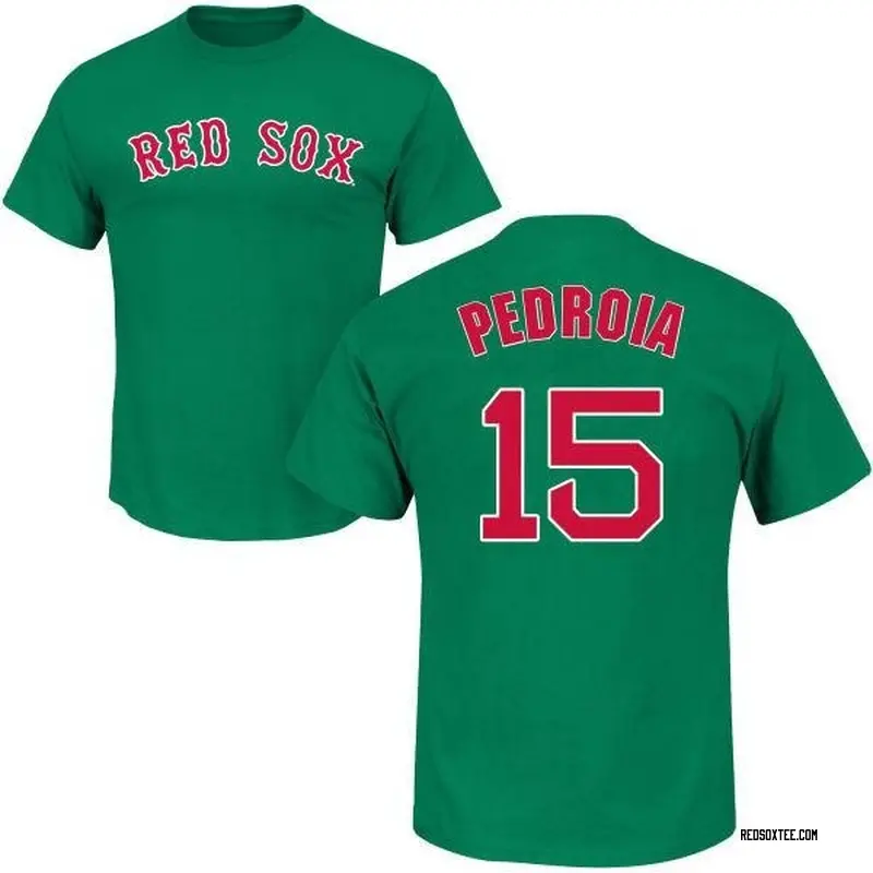 Dustin Pedroia Boston Red Sox Men's Green St. Patrick's Day Roster