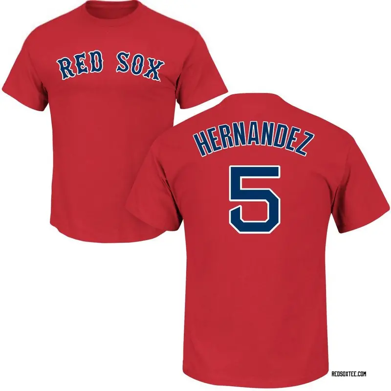 enrique hernandez red sox shirt