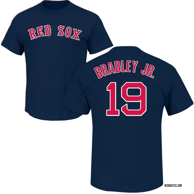 Jackie Bradley Jr. Boston Red Sox Men's Navy Roster Name & Number T-Shirt 