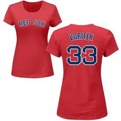 Jason Varitek Boston Red Sox Men's Red RBI T-Shirt 