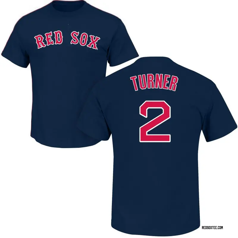 Justin Turner Boston Red Sox Youth Gold City Connect Name & Number