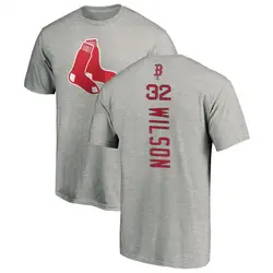 Justin Wilson Boston Red Sox Men's Backer T-Shirt - Ash