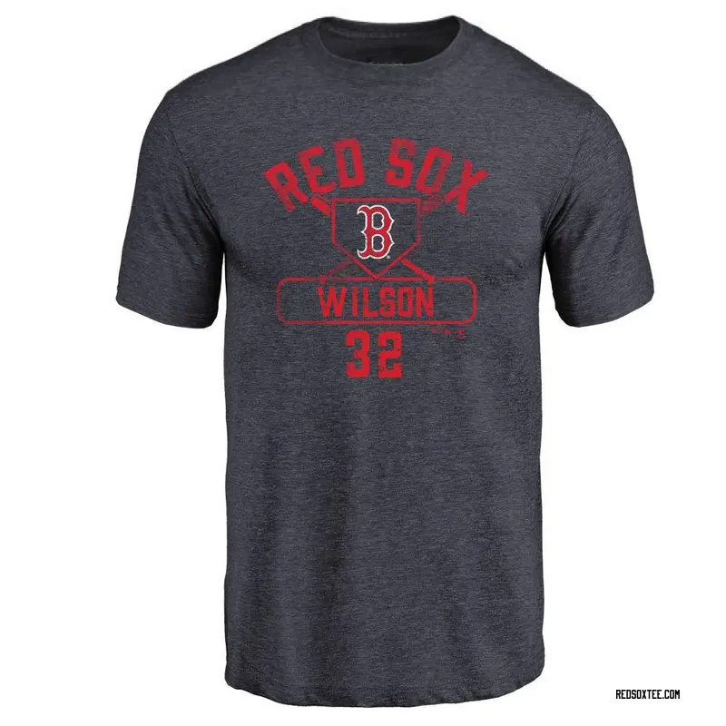 Justin Wilson Boston Red Sox Men's Navy Base Runner Tri-Blend T-Shirt -