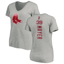 Marcelo Mayer Boston Red Sox Women's Backer Slim Fit T-Shirt - Ash