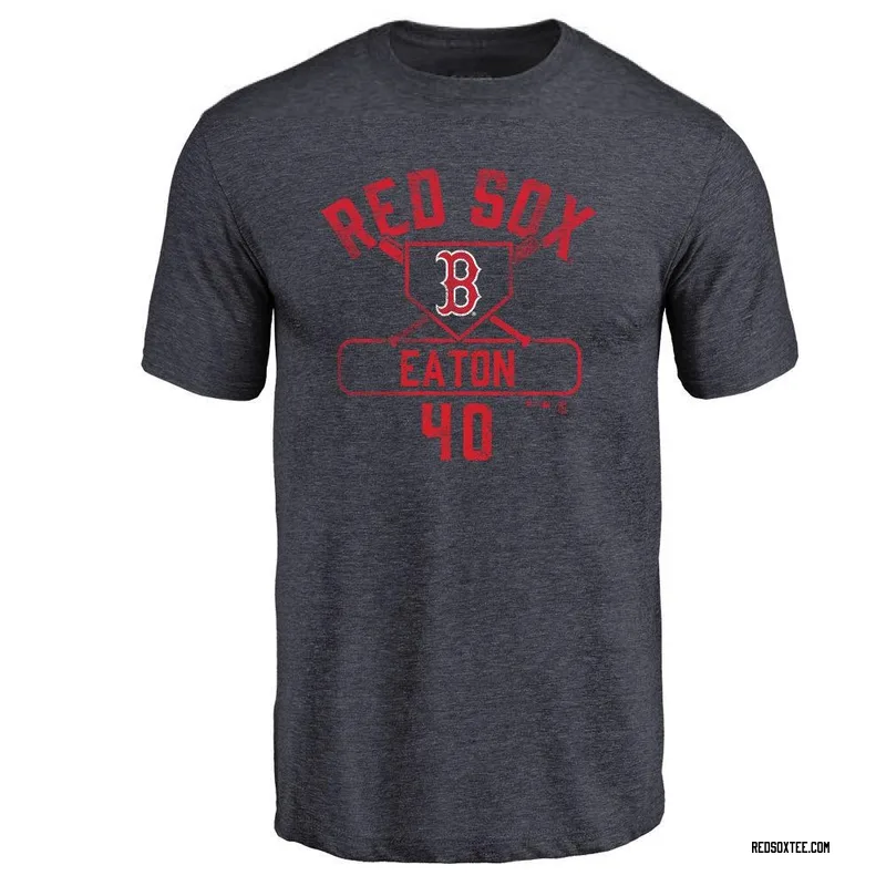 Nate Eaton Boston Red Sox Men's Navy Base Runner Tri-Blend T-Shirt -