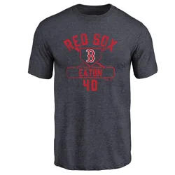 Nate Eaton Boston Red Sox Youth Navy Base Runner Tri-Blend T-Shirt -