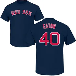 Nate Eaton Boston Red Sox Youth Navy Roster Name & Number T-Shirt -