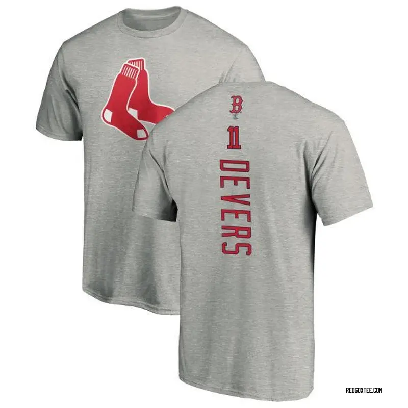 Rafael Devers Boston Red Sox Men's Backer T-Shirt - Ash