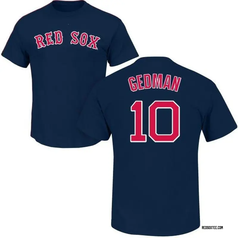 Rich Gedman Boston Red Sox Men's Navy Roster Name & Number T-Shirt 