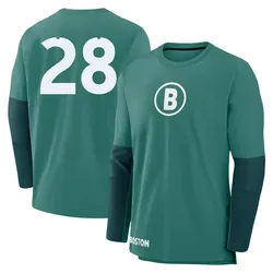 Robbie Ross Jr. Boston Red Sox Men's Green 2025 City Connect Collection Performance Game Day Long Sleeve Name & Number T-Shirt