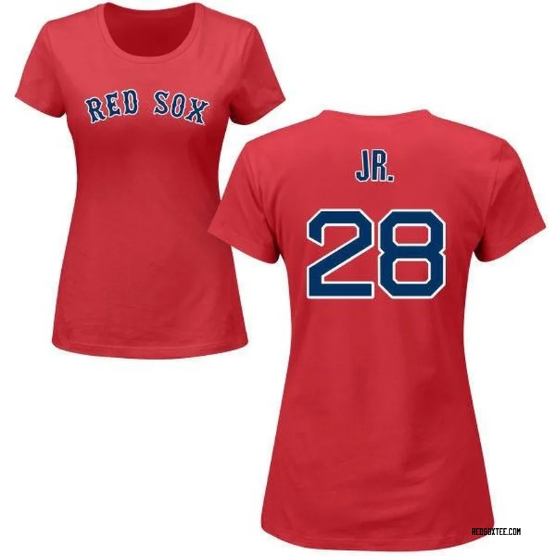 Robbie Ross Jr. Boston Red Sox Women's Red Roster Name & Number T-Shirt -