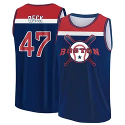 Rod Beck Boston Red Sox Men's Legend Navy/Red Baseball Tank Top