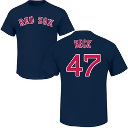 Rod Beck Boston Red Sox Men's Navy Roster Name & Number T-Shirt -