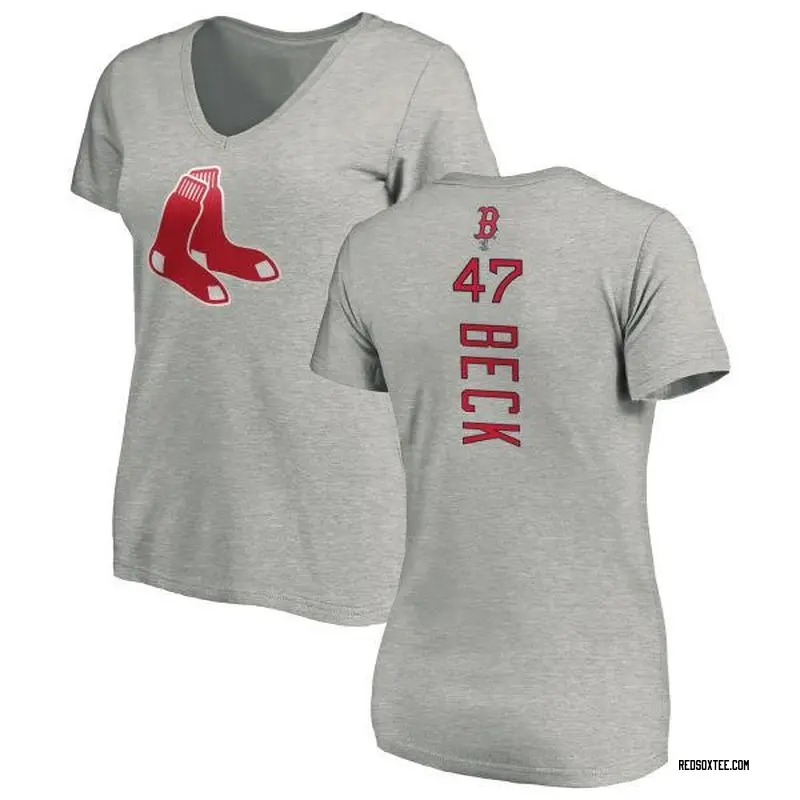 Rod Beck Boston Red Sox Women's Backer Slim Fit T-Shirt - Ash