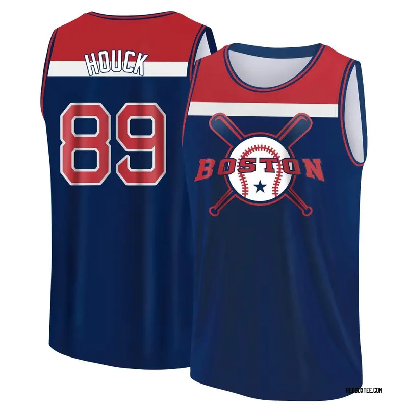 Tanner Houck Boston Red Sox Men's Legend Navy/Red Baseball Tank Top