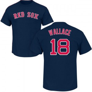 Jacob Wallace Boston Red Sox Men's Navy Roster Name & Number T-Shirt -