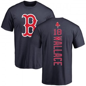 Jacob Wallace Boston Red Sox Men's Navy Backer T-Shirt -