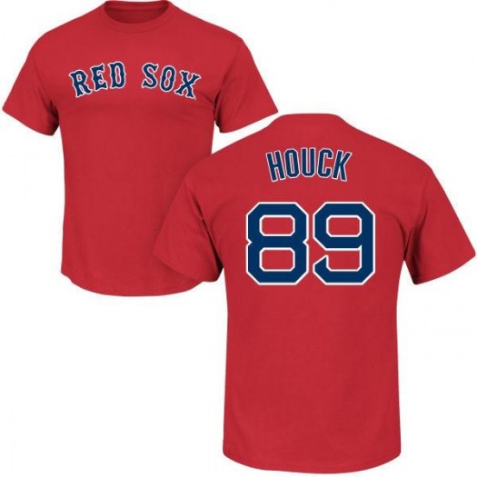 Tanner Houck Boston Red Sox Men's Scarlet Roster Name & Number T-Shirt -