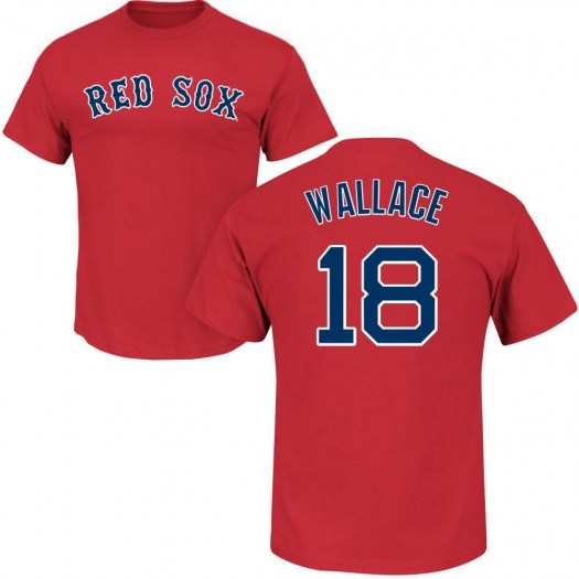 Jacob Wallace Boston Red Sox Youth Scarlet Roster Name & Number T-Shirt -