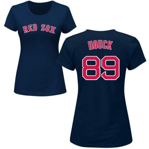 Tanner Houck Boston Red Sox Women's Navy Roster Name & Number T-Shirt -