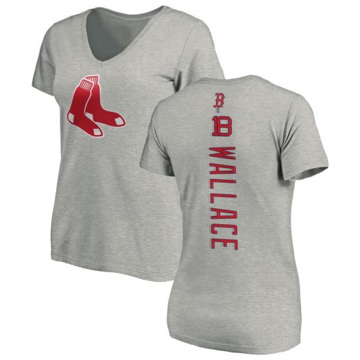 Jacob Wallace Boston Red Sox Women's Backer Slim Fit T-Shirt - Ash